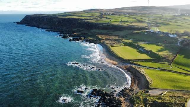Beautiful view of Tremone Bay in Donegal, Inishowen, Ireland.