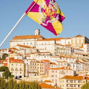 Coimbra city in Portugal