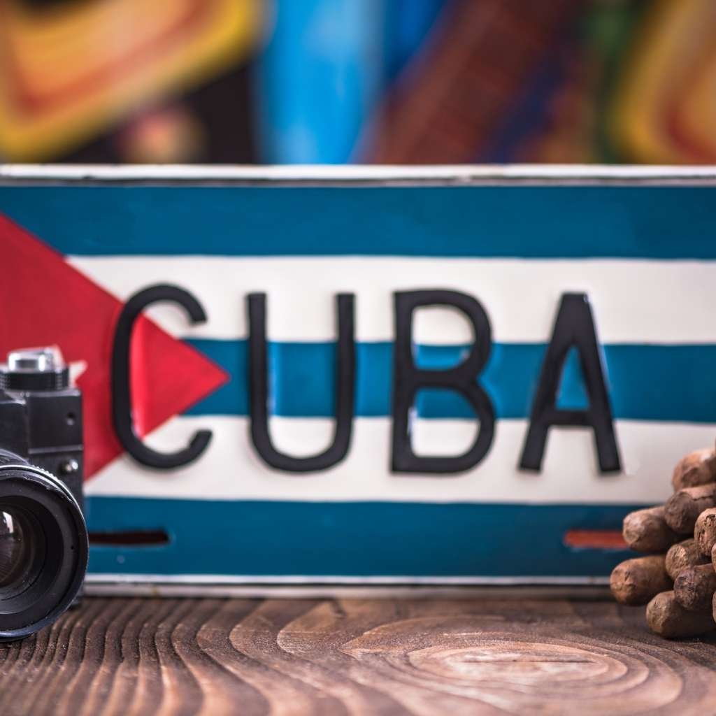 Travel to Cuba concept, related items